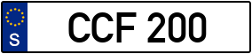 Truck License Plate